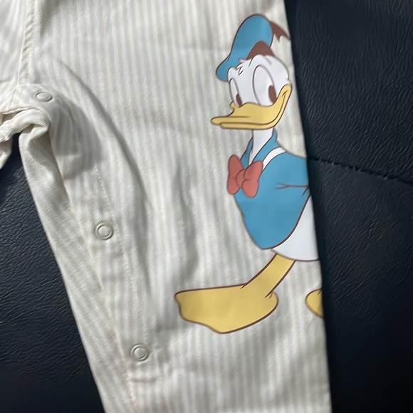 NWT Disney Donald Duck overalls light weight perfect for summer size 12-18 m - Picture 3 of 4